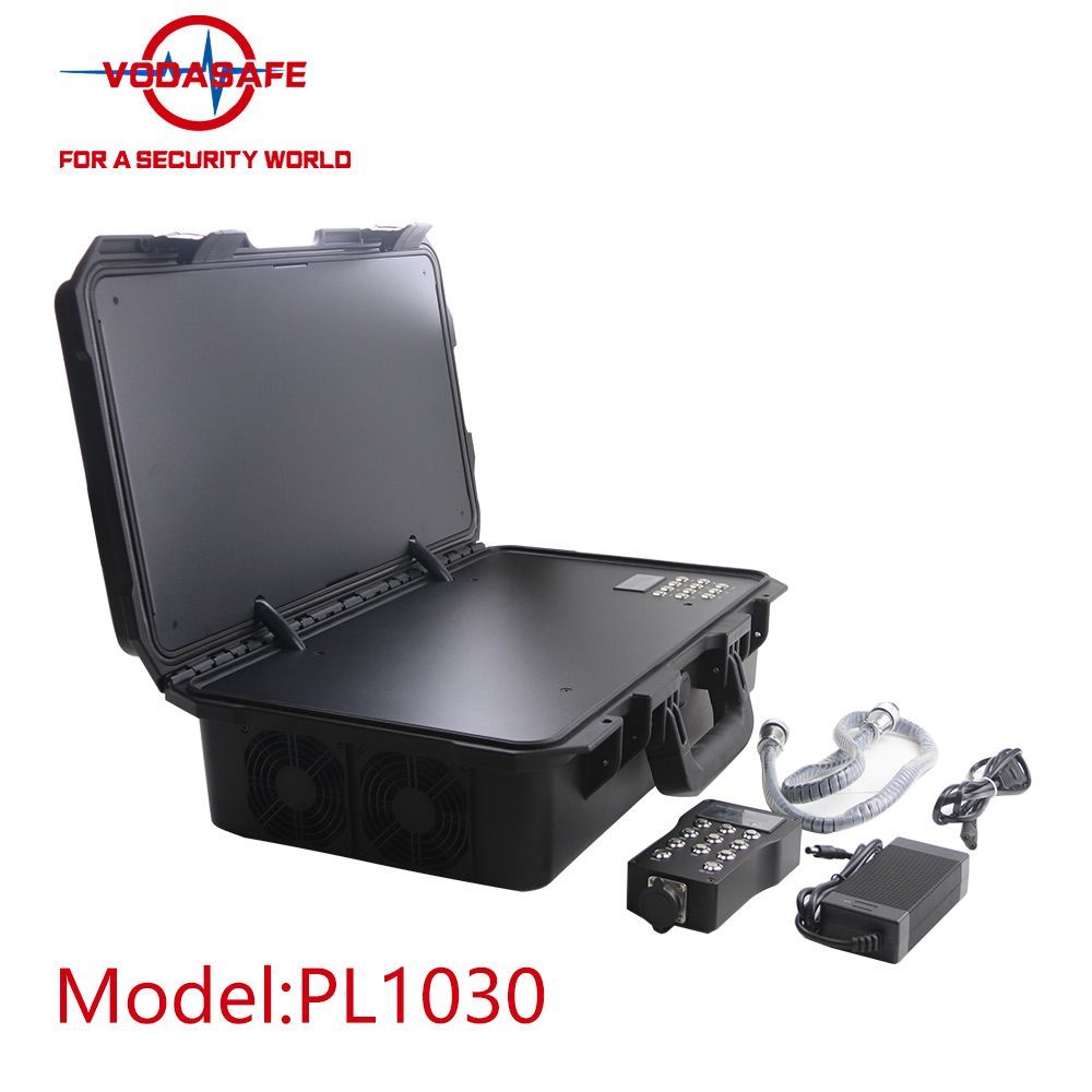 10-Band Sz Vodasafe WiFi GPS Signal Jammer 24V Battery 2/3/4/5g Signal Blocker