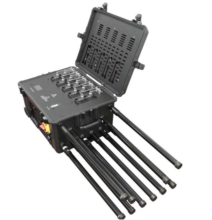 High Power 8-10 Band Sz Vodasafe Signal Jammer Pelican Case Portable Outdoor Use Bomb Signal Jammer