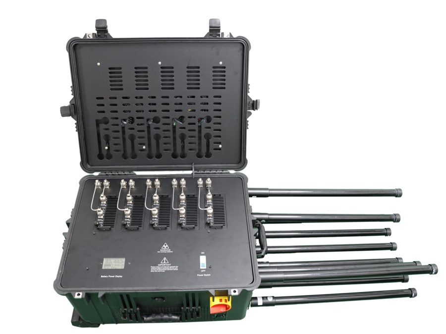 High Power 8-10 Band Sz Vodasafe Signal Jammer Pelican Case Portable Outdoor Use Bomb Signal Jammer