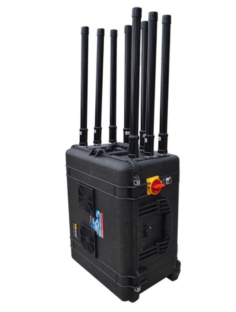 High Power 8-10 Band Sz Vodasafe Signal Jammer Pelican Case Portable Outdoor Use Bomb Signal Jammer