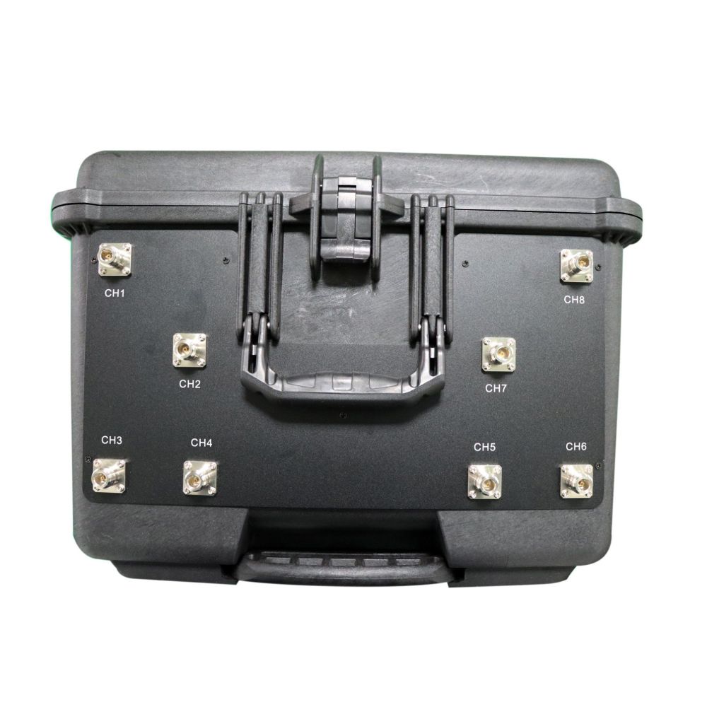 High Power 8-10 Band Sz Vodasafe Signal Jammer Pelican Case Portable Outdoor Use Bomb Signal Jammer