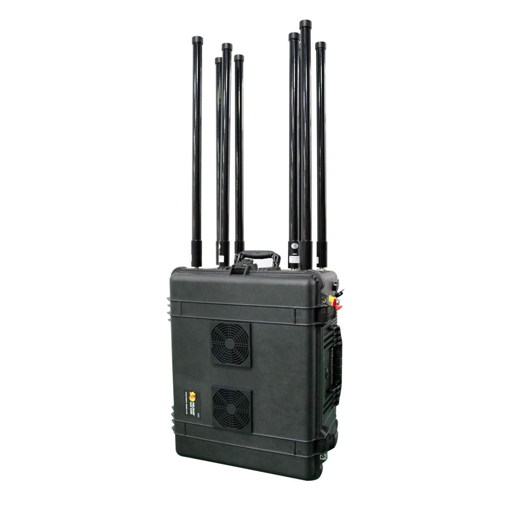 High Power 8-10 Band Sz Vodasafe Signal Jammer Pelican Case Portable Outdoor Use Bomb Signal Jammer