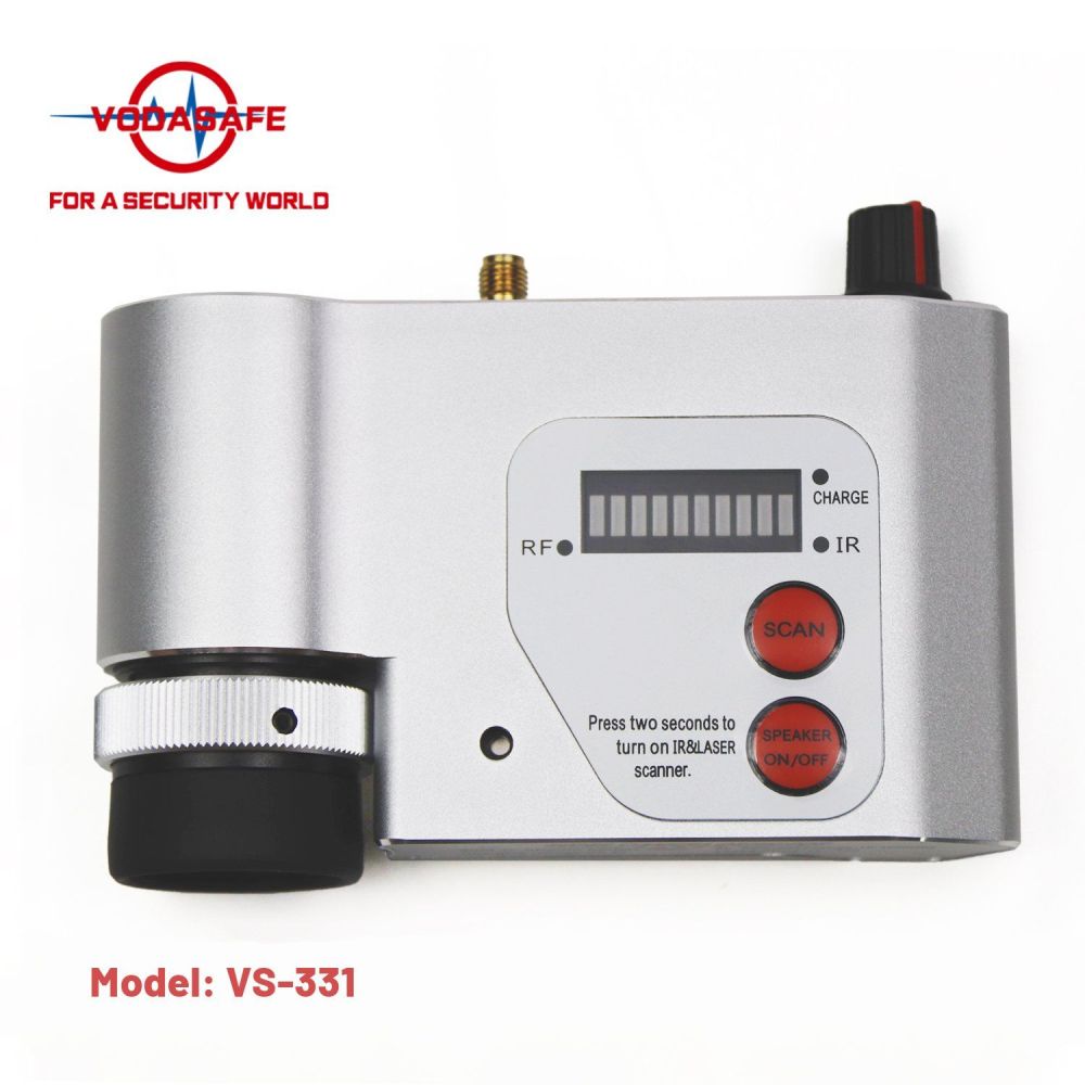 Vodasafe Vs-331 Smart Bug Detector with Triple-Mode Infrared and RF Scanning Hidden Camera Detector