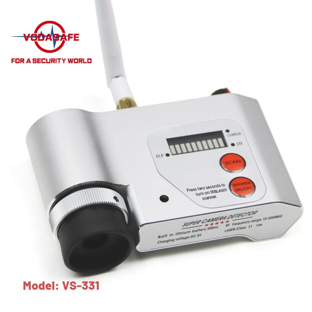 Vodasafe Vs-331 Smart Bug Detector with Triple-Mode Infrared and RF Scanning Hidden Camera Detector