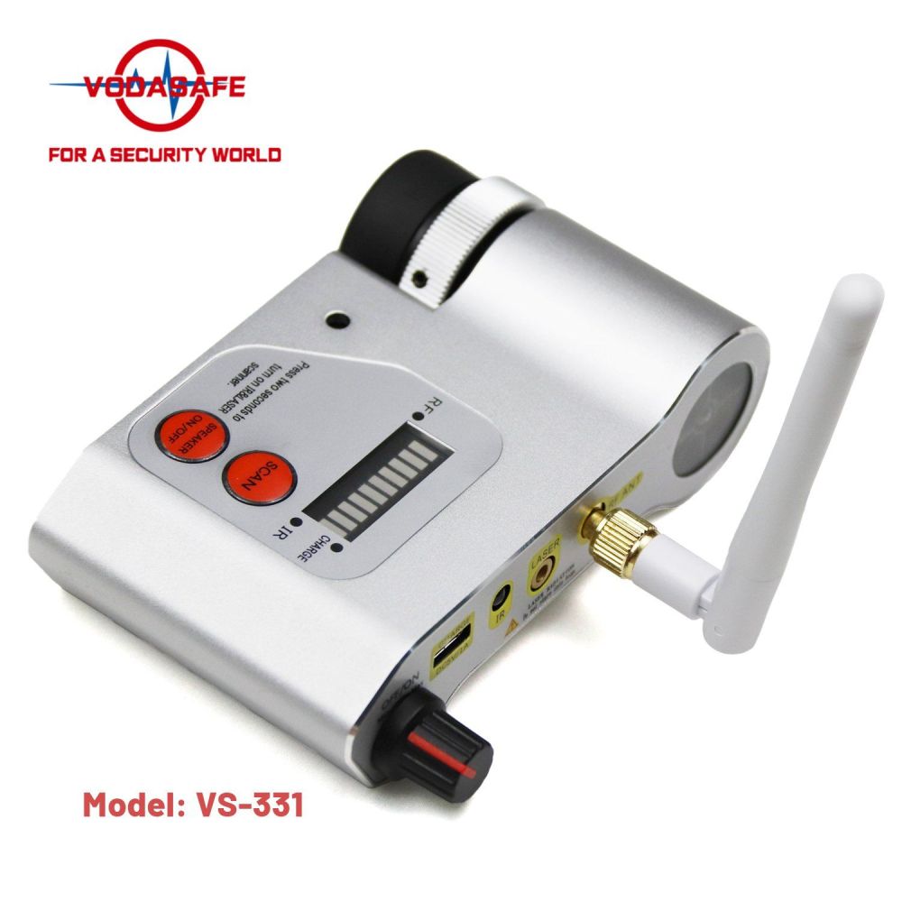 Vodasafe Vs-331 Smart Bug Detector with Triple-Mode Infrared and RF Scanning Hidden Camera Detector