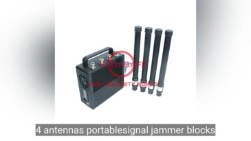 40W High Power Portable Remote Control Signal Jammer Blocks 315MHz 433 MHz 434MHz 868MHz 915MHz Portable RF Signal Jammer