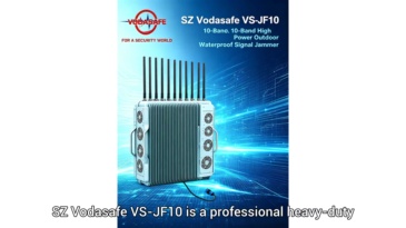 SZ Vodasafe VS-JF10 10-Band High Power Outdoor Waterproof Signal Jammer