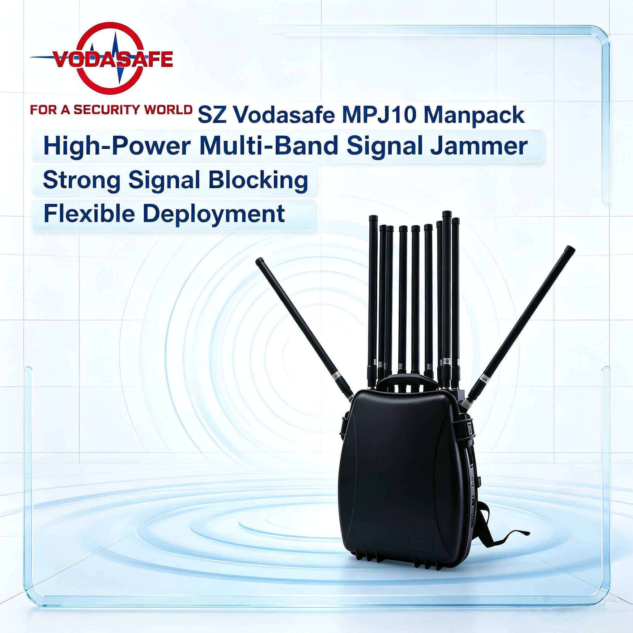 Manpack Signal Jammer MPJ10 from vodasafe