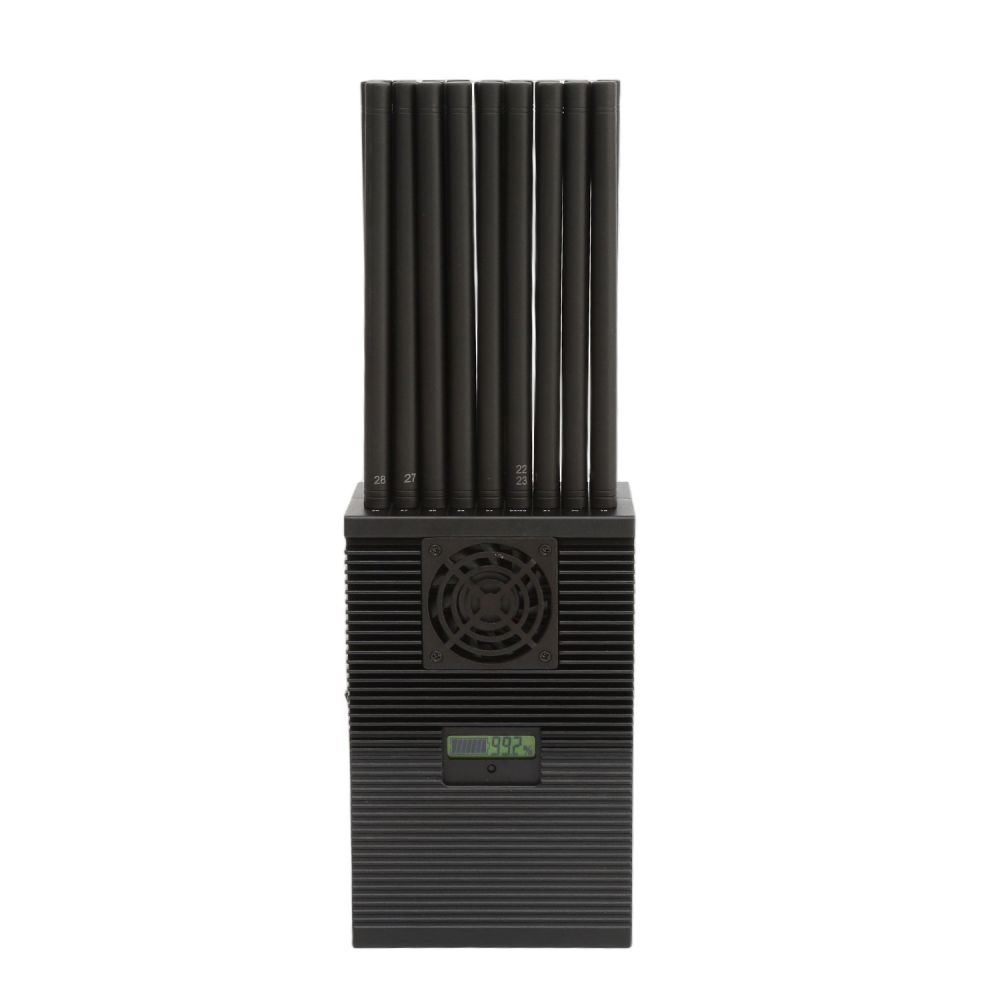 2-5W Each Band Powerful 12 Antennas Portable Signal Jammer Jamming 2G 3G 4G 5G Wi-Fi GPS UHF VHF 60m Jamming Radius Handheld Signal Jammer J12pro form SZ Vodasafe
