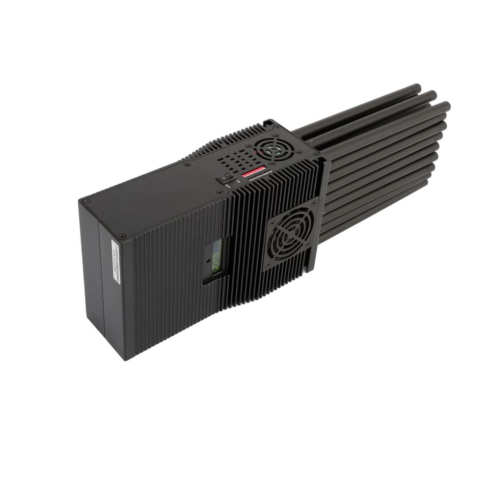2-5W Each Band Powerful 12 Antennas Portable Signal Jammer Jamming 2G 3G 4G 5G Wi-Fi GPS UHF VHF 60m Jamming Radius Handheld Signal Jammer J12pro form SZ Vodasafe