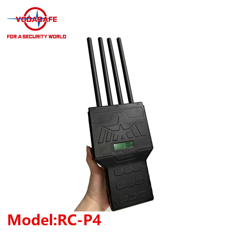 Handheld Lora Remote Jammer 20W High Power Blocking 2.4G 315/433/868/912/915MHz and Lora 900MHz LCD Display Car Remote Jammer
