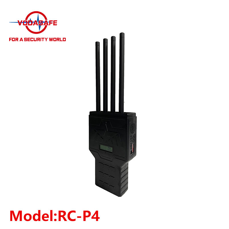 Handheld Lora Remote Jammer 20W High Power Blocking 2.4G 315/433/868/912/915MHz and Lora 900MHz LCD Display Car Remote Jammer