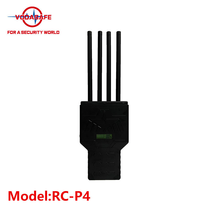 Handheld Lora Remote Jammer 20W High Power Blocking 2.4G 315/433/868/912/915MHz and Lora 900MHz LCD Display Car Remote Jammer