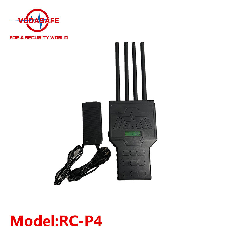 Handheld Lora Remote Jammer 20W High Power Blocking 2.4G 315/433/868/912/915MHz and Lora 900MHz LCD Display Car Remote Jammer