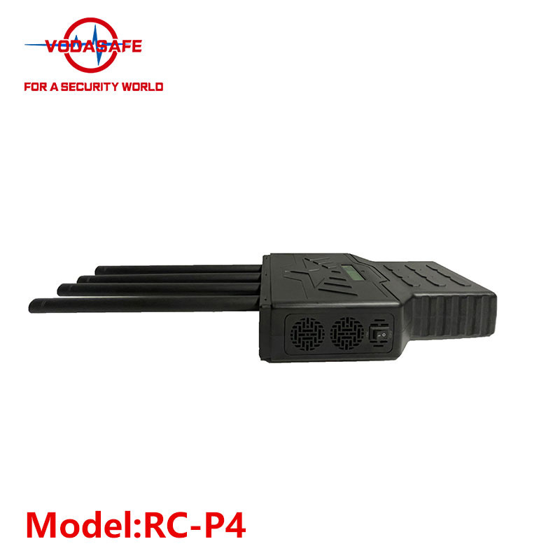 Handheld Lora Remote Jammer 20W High Power Blocking 2.4G 315/433/868/912/915MHz and Lora 900MHz LCD Display Car Remote Jammer