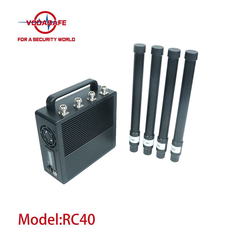 High Quality 4 Channels 315/433/868/915MHz Signal Jammer for Vehicle Security Vodasafe-RC40
