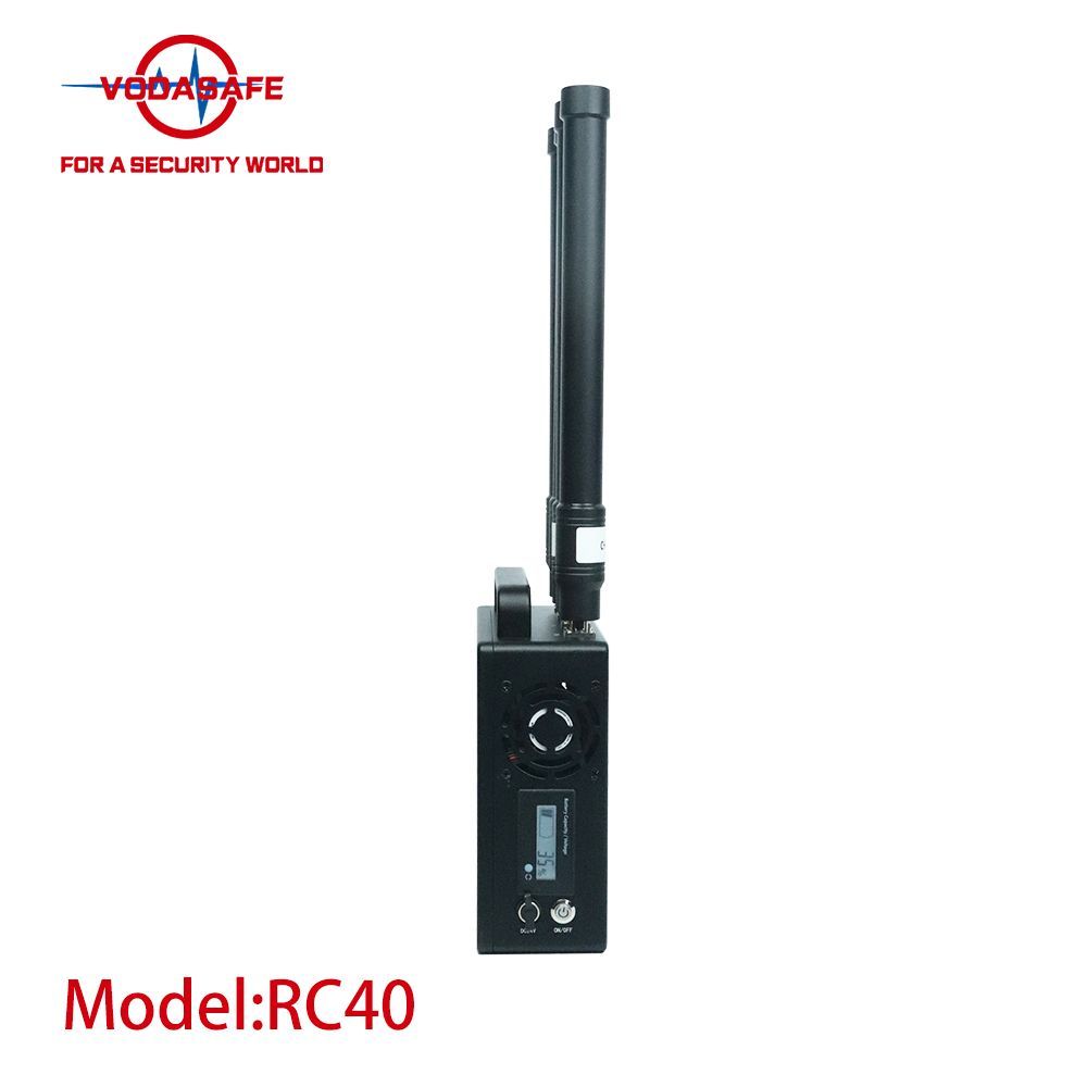 40W High Power Portable Remote Control Signal Jammer Blocks 315MHz 433 MHz 434MHz 868MHz 915MHz Portable RF Signal Jammer