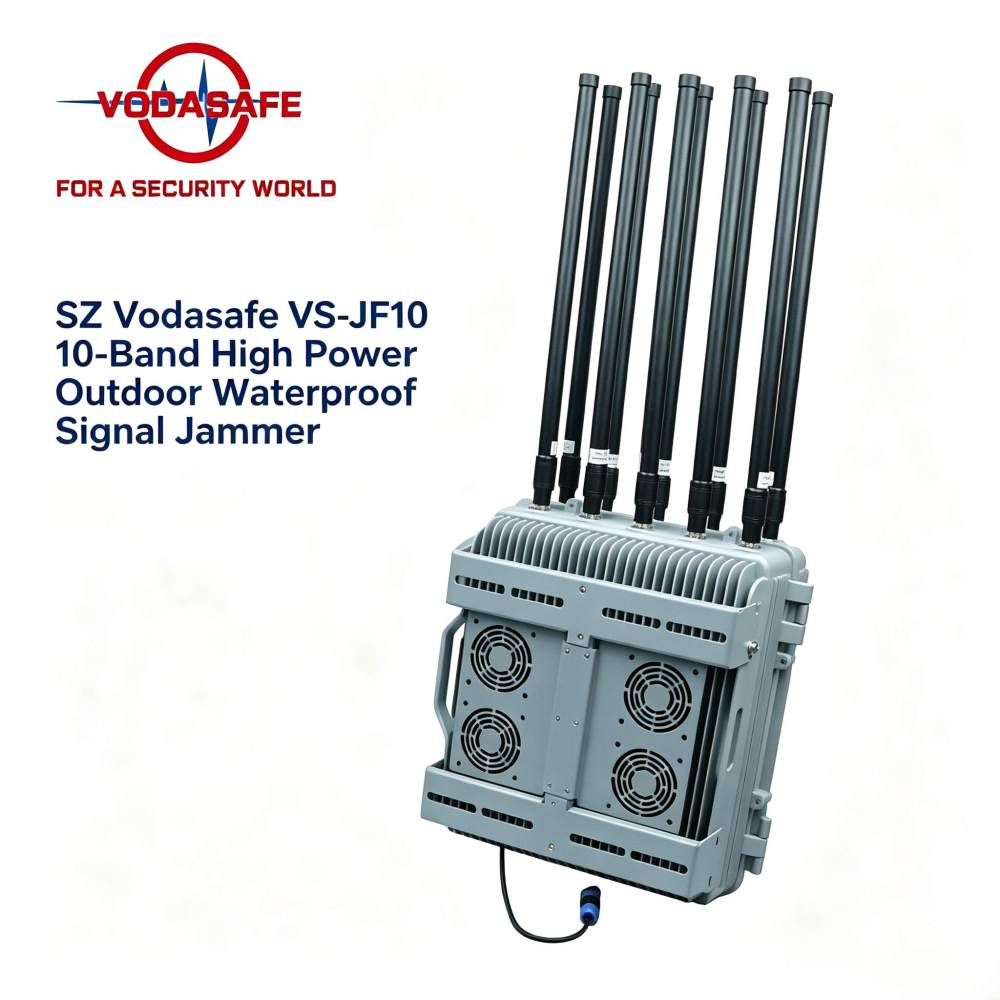 SZ Vodasafe VS-JF10 10-Band High Power Outdoor Waterproof Signal Jammer