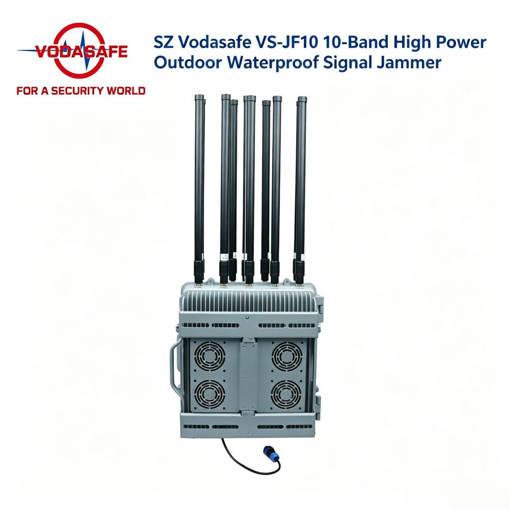 SZ Vodasafe VS-JF10 10-Band High Power Outdoor Waterproof Signal Jammer