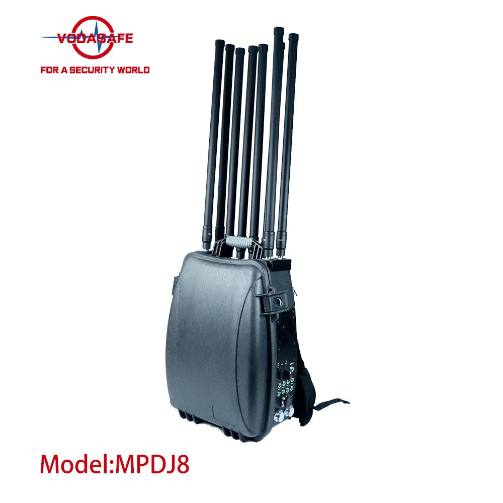 Backpack Drone Signal Jammer for outdoor use from Vodasafe MPDJ8