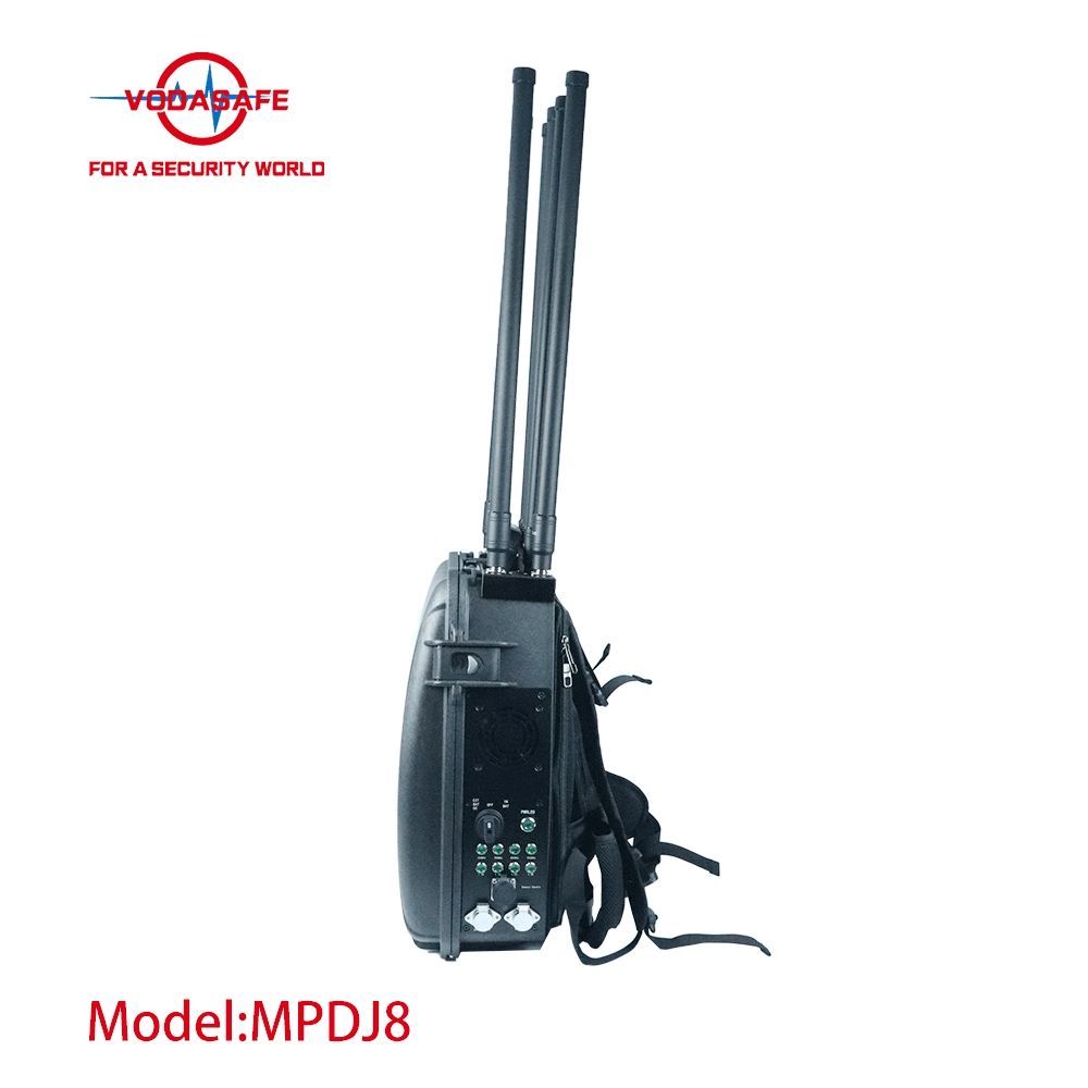 Portable MPDJ8 Drone Signal Jammer Backpack 2000m Range 400W Power Portable Anti-Drone System