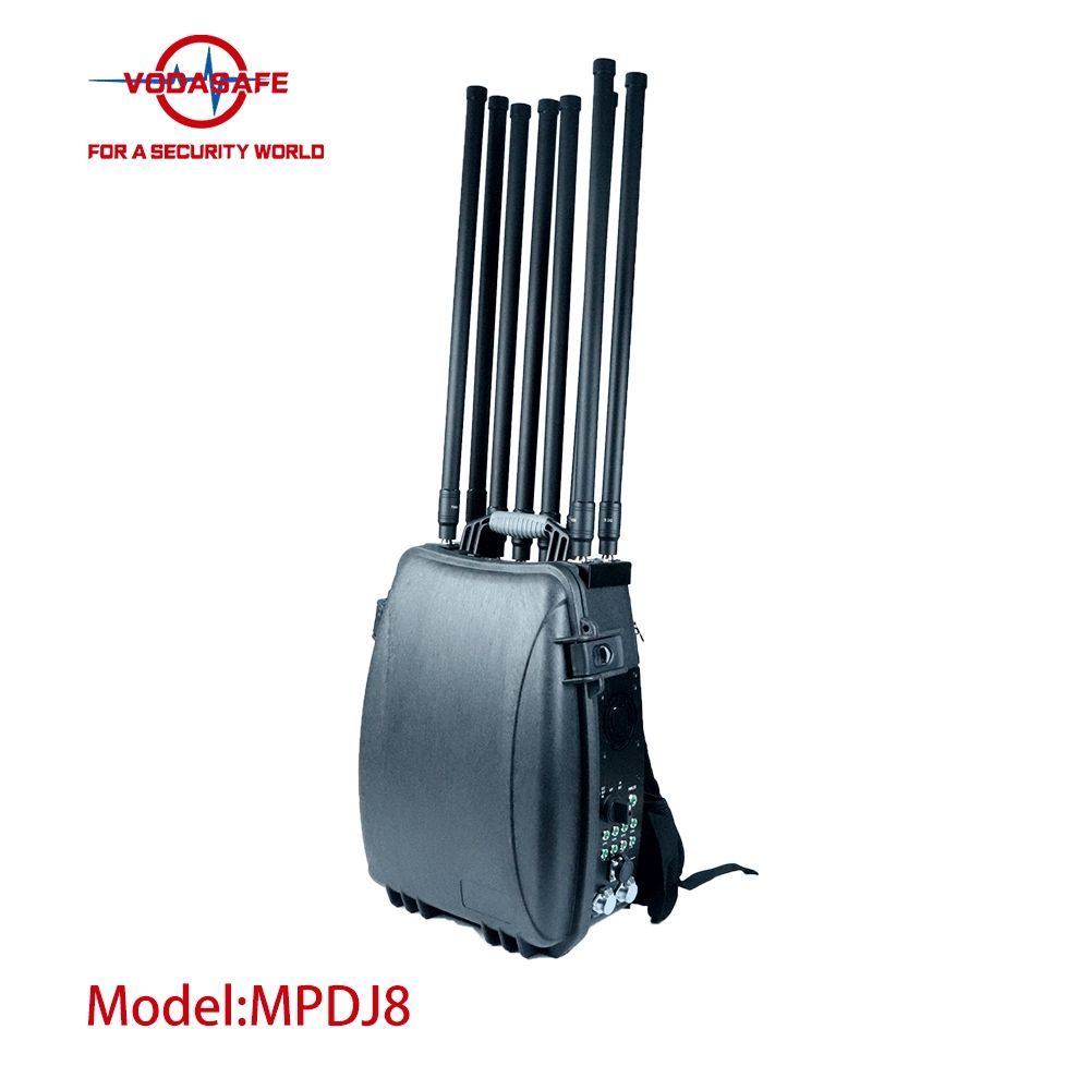 Portable MPDJ8 Drone Signal Jammer Backpack 2000m Range 400W Power Portable Anti-Drone System