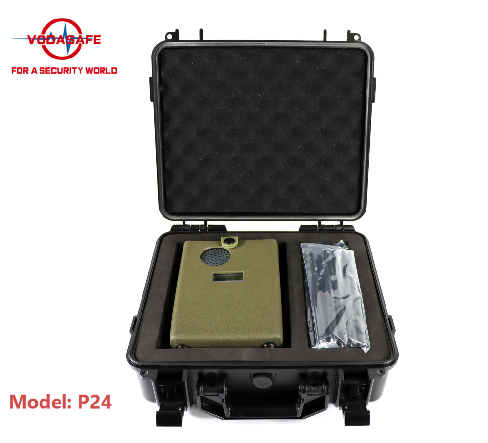 Portable Sz Vodasafe P24 24-Antenna 2g-5g Cell Phone Jammer for Indoor & Outdoor Use Portable 24 Bands Signal Jammer 24W