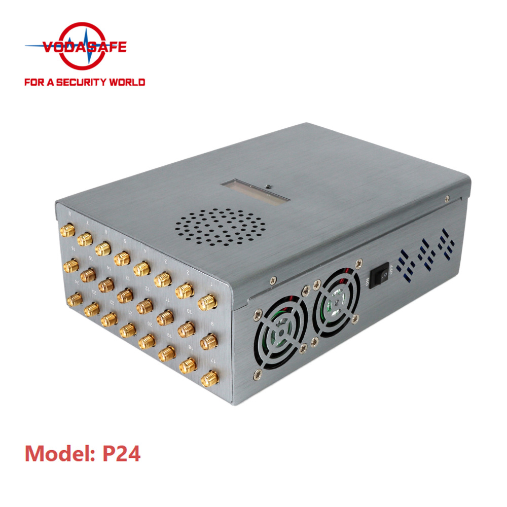 Portable Sz Vodasafe P24 24-Antenna 2g-5g Cell Phone Jammer for Indoor & Outdoor Use Portable 24 Bands Signal Jammer 24W