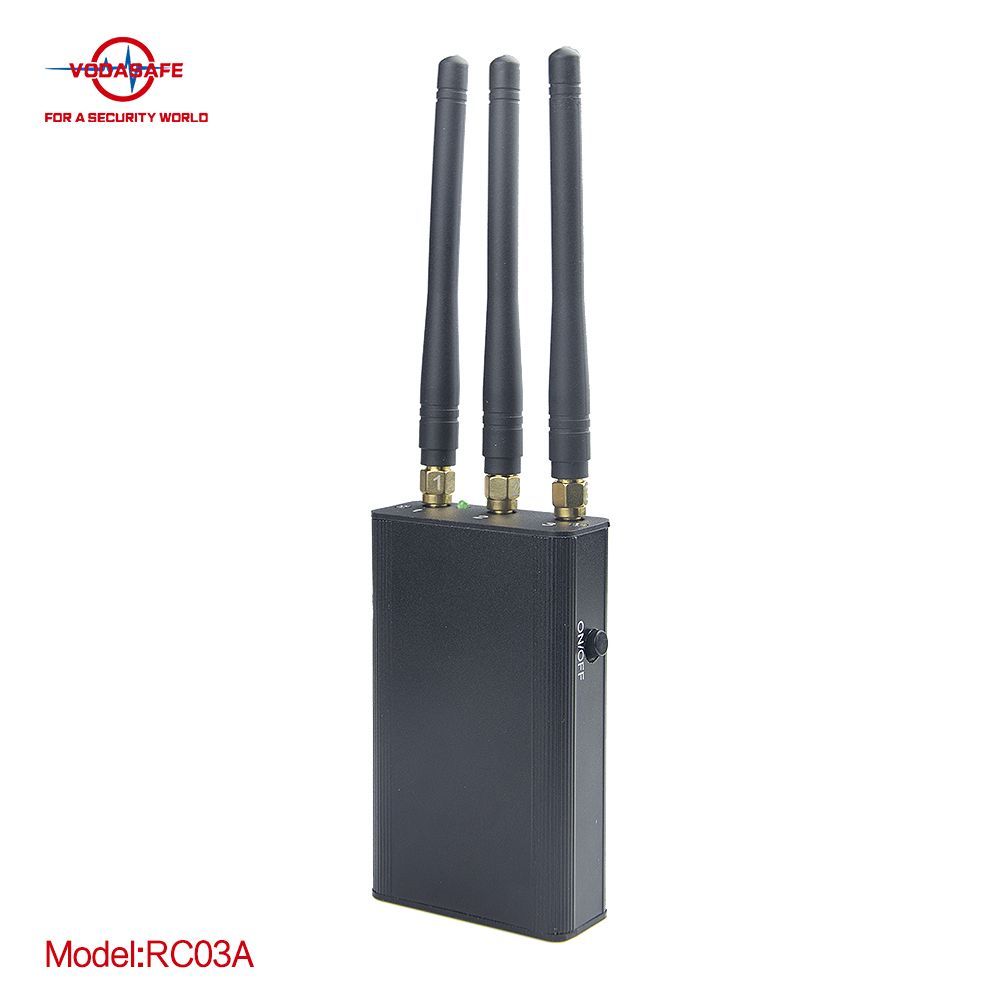 Customizable Car Remote Control Jammer 30-100m Shielding Remote Control Jammer 3 Band Signal Shielding Device
