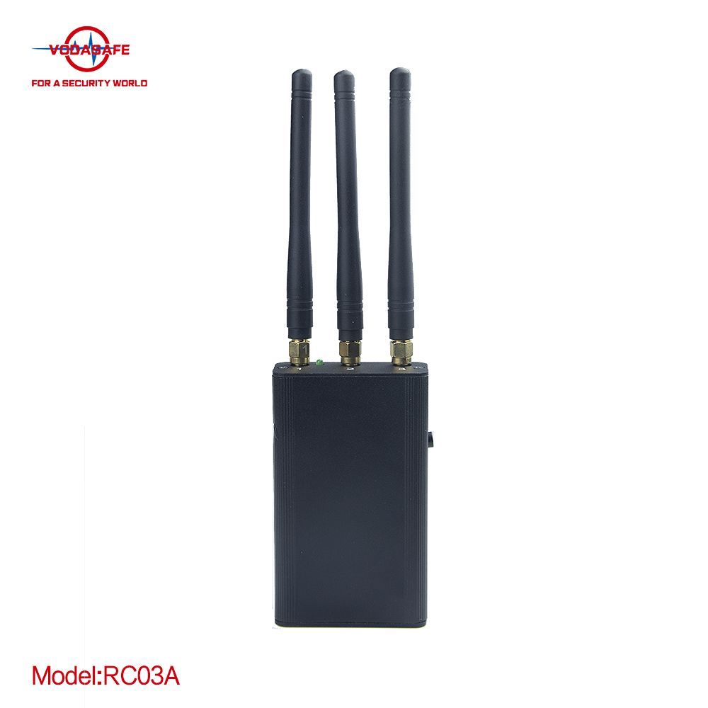 Customizable Car Remote Control Jammer 30-100m Shielding Remote Control Jammer 3 Band Signal Shielding Device