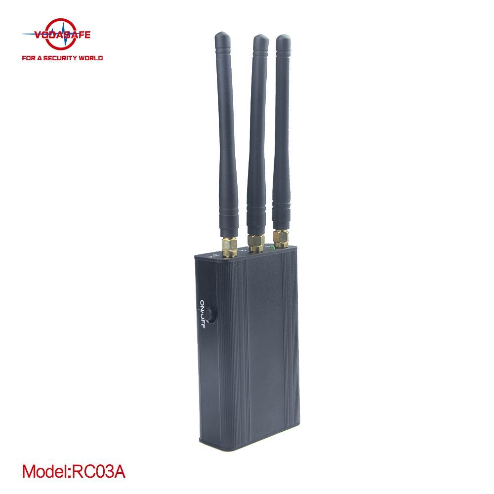 Customizable Car Remote Control Jammer 30-100m Shielding Remote Control Jammer 3 Band Signal Shielding Device