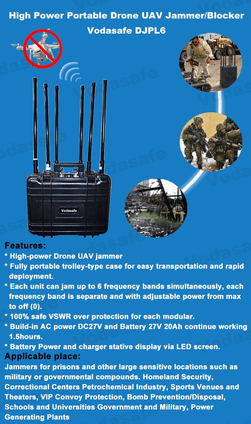 DJPL6 DRONE SIGNLA JAMMER