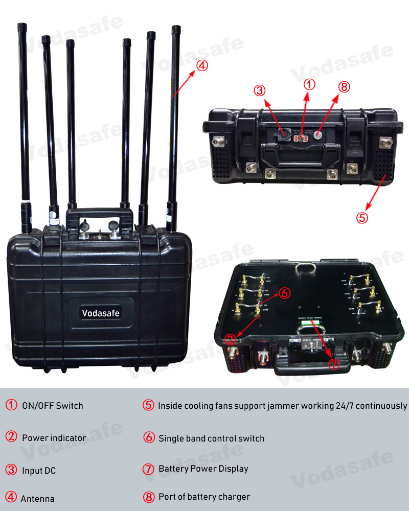 DJPL6 DRONE SIGNLA JAMMER