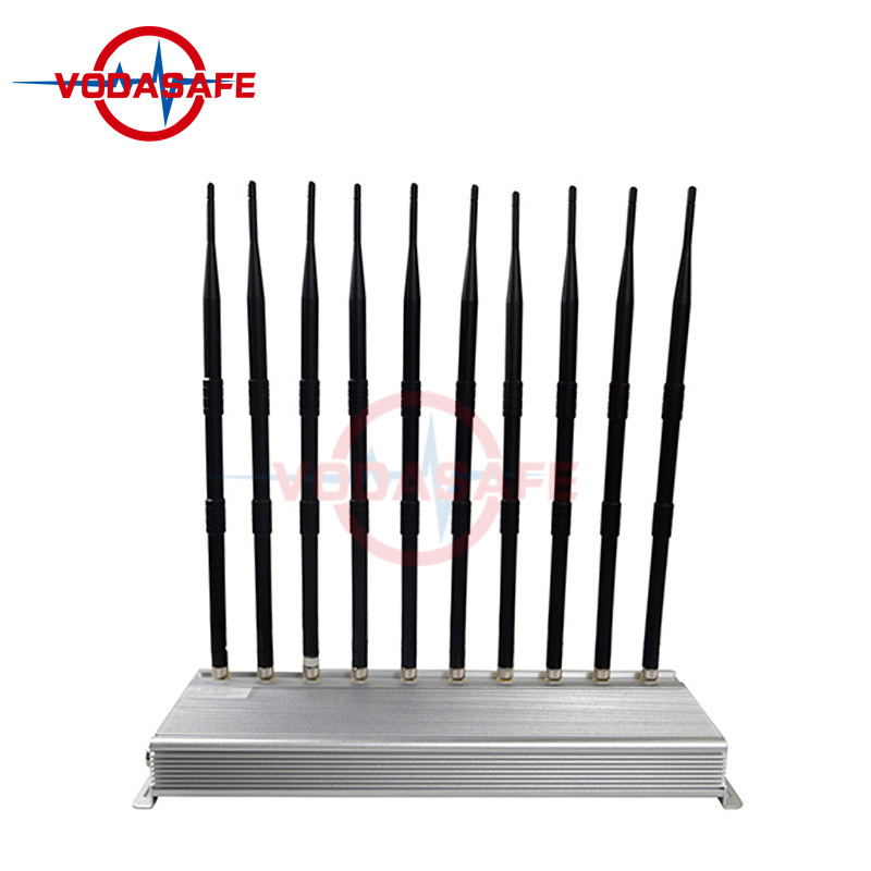 10 Antennas 30 M Jamming Indoor Use WiFi Blocker 2g3g4g Wi-Fi Mobile Phone Jammer Indoor Use