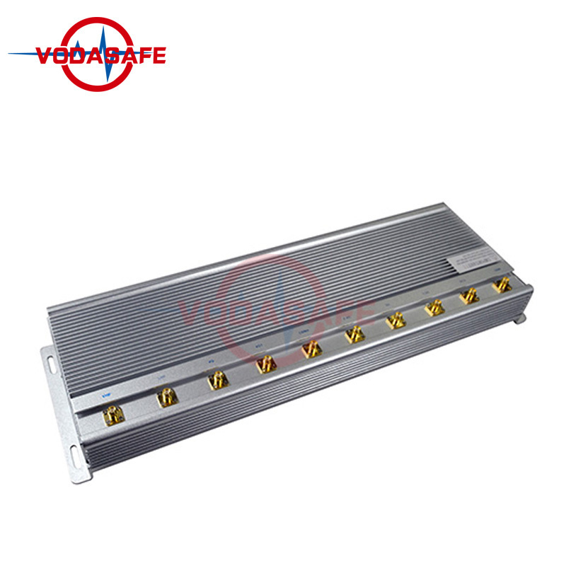 10 Antennas 30 M Jamming Indoor Use WiFi Blocker 2g3g4g Wi-Fi Mobile Phone Jammer Indoor Use