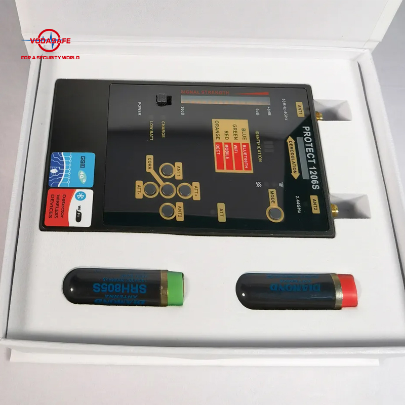 Professional Wide Band Signal Detector 50MHz-4000MHz Find GPS Trackers/Cell/Remote Control Signals RF Bug Detector
