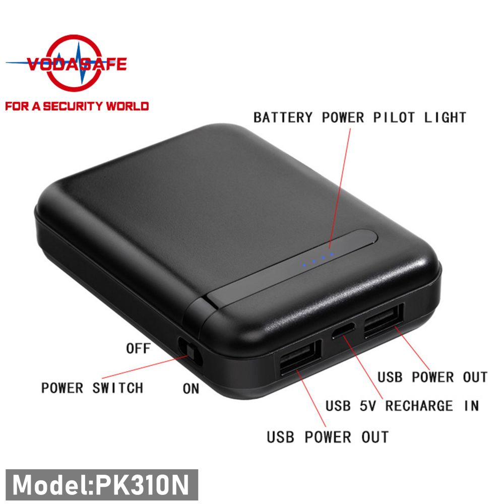 Pocket Signal Jammer Effective for 2g/3G/4G Coverage up to 10 Meters All-Round 4-Band GPS Signal Blocker