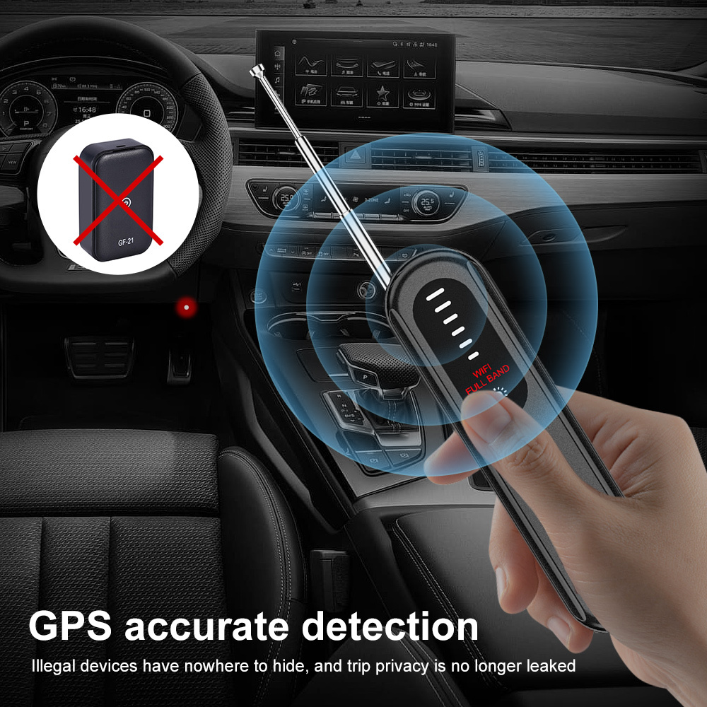 Advanced 2.4G Signal Detector & High-Sensitivity Infrared Camera Scanner Hidden Camera Detector for Hotel