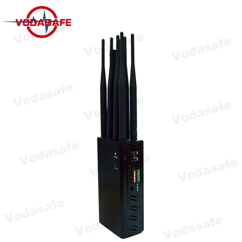 8 Signal Jamming 3G 4G WiFi 2.4GHz 5g WiFi Signal Blocker 20m Jamming High Power Portable 4G 5g Wi-Fi Signal Jammer