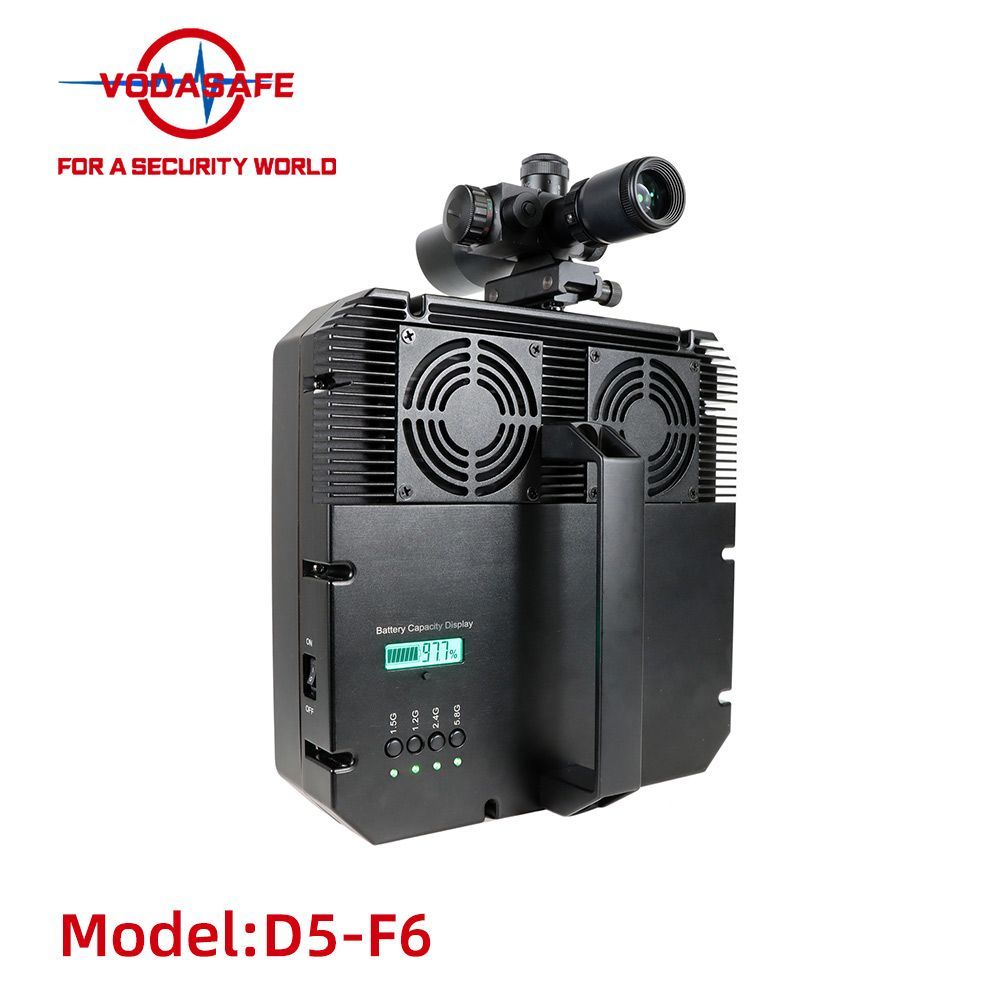 Sz Vodasafe Vs-D5-F6 Drone Jammer 1560-1620MHz GPS Blocking Signal Jammer Anti Drone System
