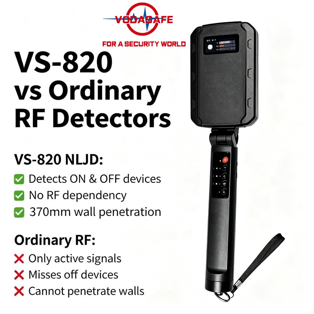 Multi-Alert Hidden Electronic Detector VS-820 from Vodasafe