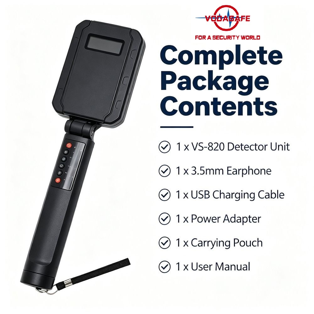 Vodasafe VS-820 Professional Nonlinear Junction Detector Wall Penetrating Hidden Camera Finder