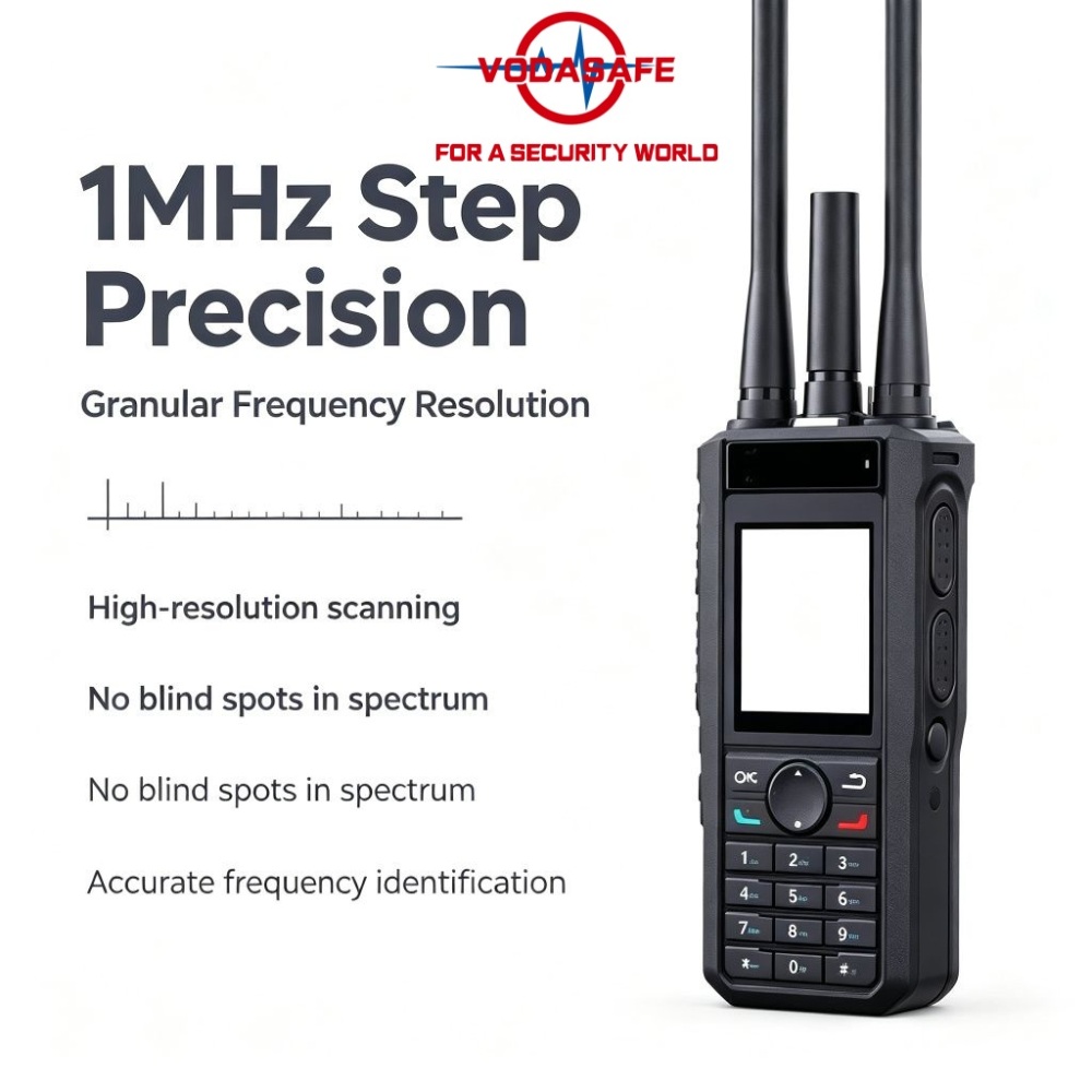 Vodasafe VS-D10 Ultra-Wideband UAV Detector | 300MHz-13.4GHz Portable RF Spectrum Analyzer