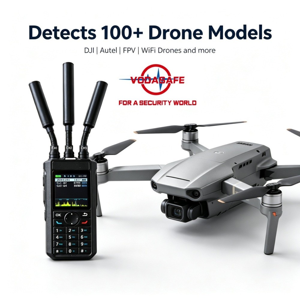 Ultra-Wideband Portable Drone Detector, 300MHz–13.4GHz Handheld UAV Detection Device