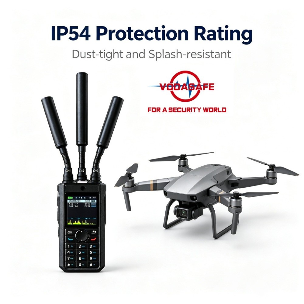 Ultra-Wideband Portable Drone Detector, 300MHz–13.4GHz Handheld UAV Detection Device