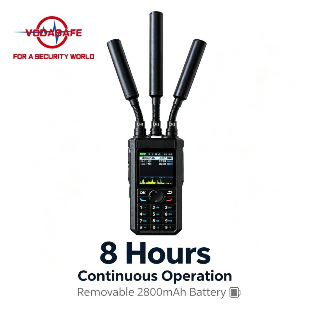 Ultra-Wideband Portable Drone Detector, 300MHz–13.4GHz Handheld UAV Detection Device