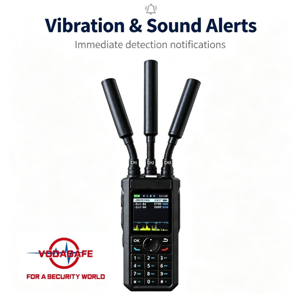 Ultra-Wideband Portable Drone Detector, 300MHz–13.4GHz Handheld UAV Detection Device