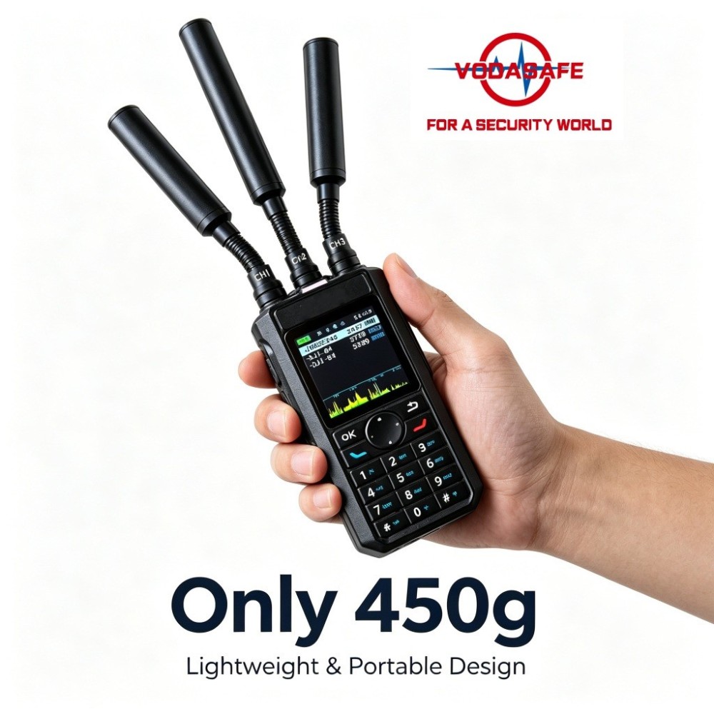 Ultra-Wideband Portable Drone Detector, 300MHz–13.4GHz Handheld UAV Detection Device
