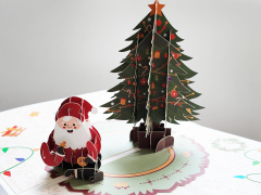 Christmas 3d pop up greeting card,NaBaiYu,Christmas 3d pop up greeting card