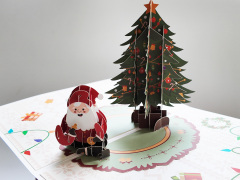 Christmas 3d pop up greeting card,NaBaiYu,Christmas 3d pop up greeting card